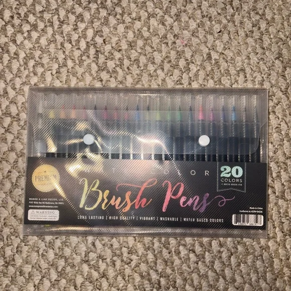 Source Unknown Watercolor Brush Pens - 20 Colors - Picture 2 of 3